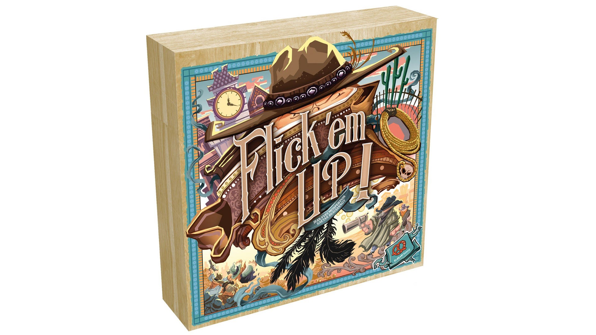 Flick em up board game artwork box